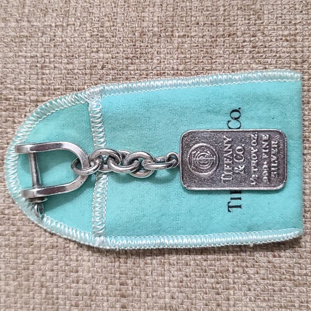 RARE! Tiffany Shackle Horse Bit Keychain 1/2 Troy oz